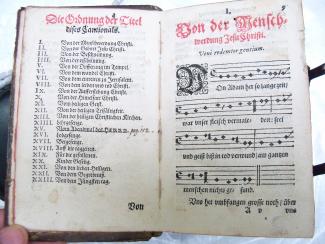 A German hymnal from 1490, photo JAOwen.