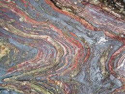 Geologic layering image.