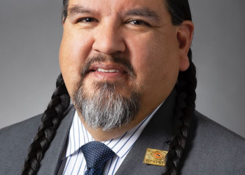 Charles 'Chuck" Sams of the confederated Umatilla Indian Reservation 